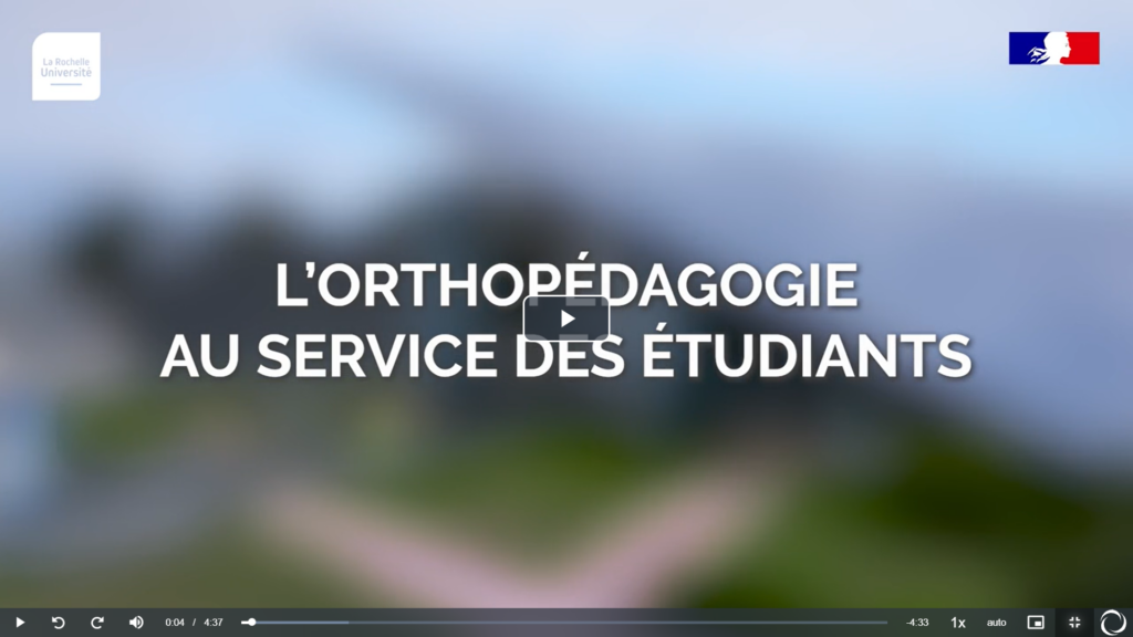 L'orthopédagogie au service des étudiants